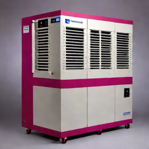 A nitrifying-bed odour scrubber, photographed against a plain background