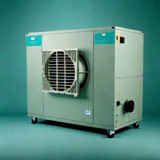 A nitrifying-bed odour scrubber, photographed against a plain background