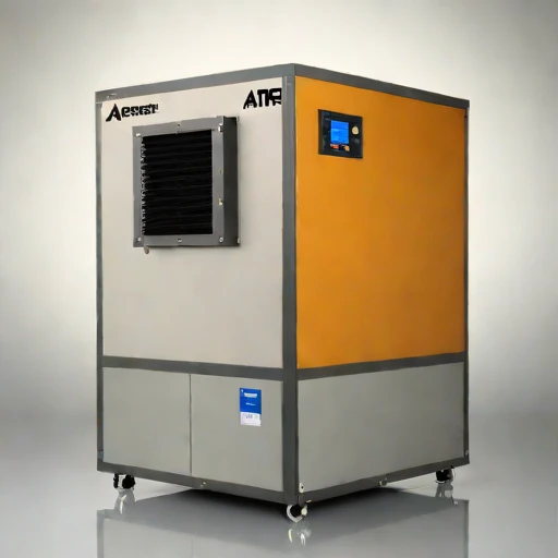 A nitrifying-bed odour scrubber, photographed against a plain background