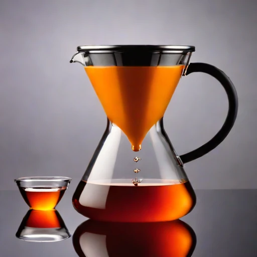 A nepheloid-clarity siphon brewer, photographed against a plain background