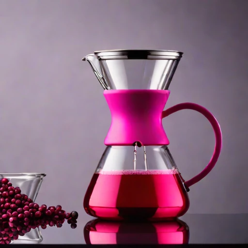 A nepheloid-clarity siphon brewer, photographed against a plain background