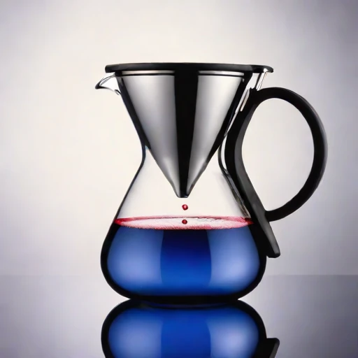 A nepheloid-clarity siphon brewer, photographed against a plain background