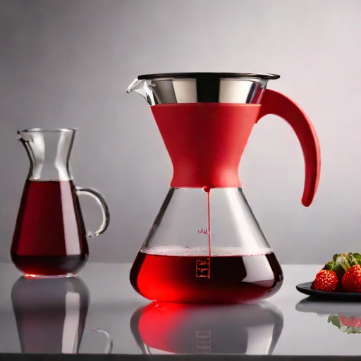 A nepheloid-clarity siphon brewer, photographed against a plain background