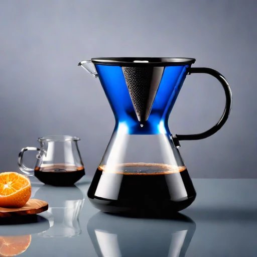 A nepheloid-clarity siphon brewer, photographed against a plain background