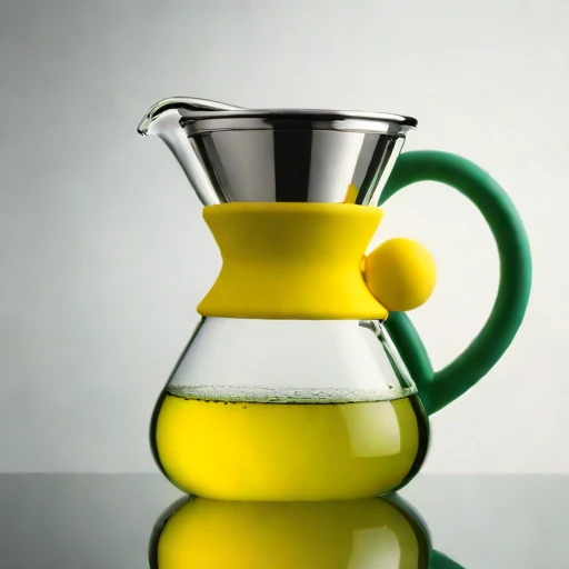 A nepheloid-clarity siphon brewer, photographed against a plain background