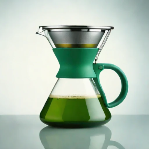 A nepheloid-clarity siphon brewer, photographed against a plain background