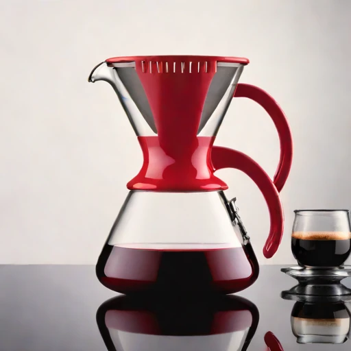 A nepheloid-clarity siphon brewer, photographed against a plain background
