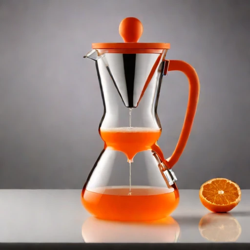 A nepheloid-clarity siphon brewer, photographed against a plain background