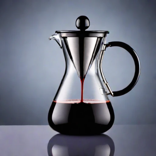 A nepheloid-clarity siphon brewer, photographed against a plain background