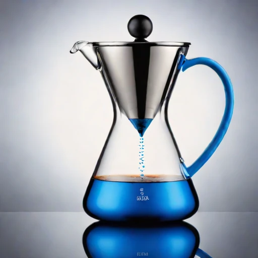 A nepheloid-clarity siphon brewer, photographed against a plain background