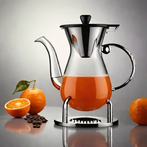 A nepheloid-clarity siphon brewer, photographed against a plain background
