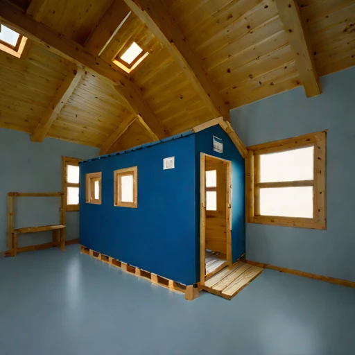 A nunatak expedition refuge, photographed against a plain background
