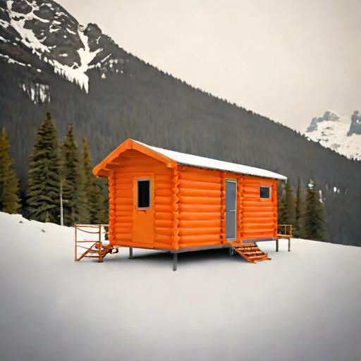 A neve-line climbing refuge, photographed against a plain background