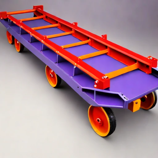 A nunatak load frame, photographed against a plain background