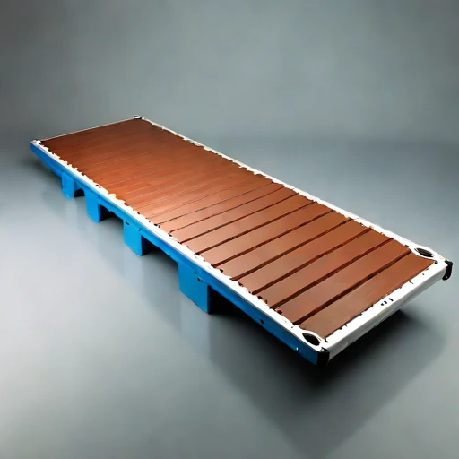 A neritic-zone research pontoon, photographed against a plain background