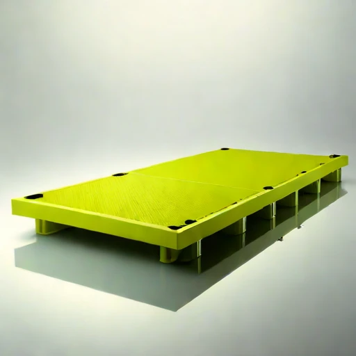 A neritic-zone research pontoon, photographed against a plain background
