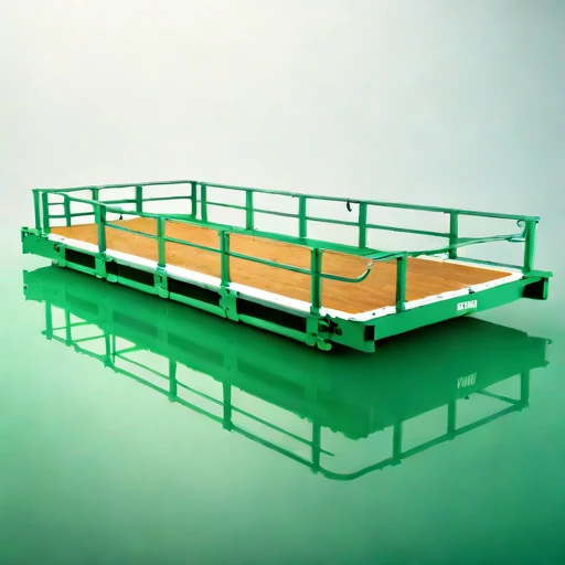A neritic-zone research pontoon, photographed against a plain background