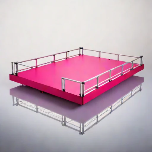 A neritic-zone research pontoon, photographed against a plain background