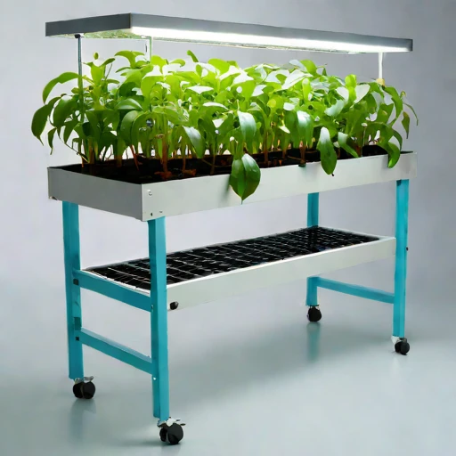 An oxygen-gradient root-zone tank, photographed against a plain background