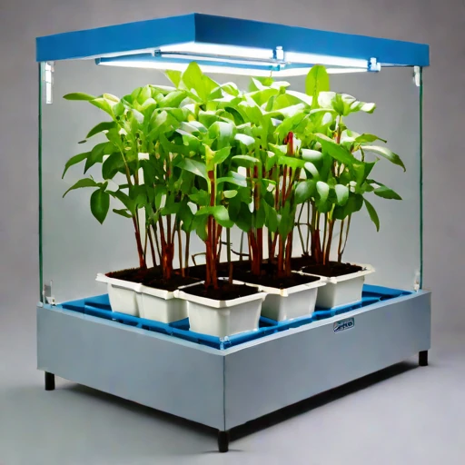 An oxygen-gradient root-zone tank, photographed against a plain background