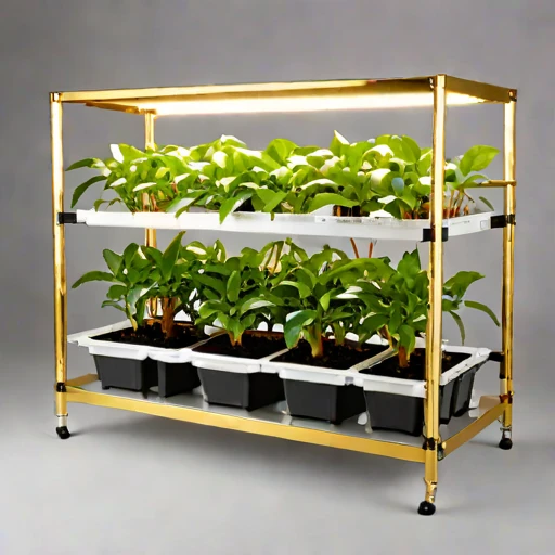 An oxygen-gradient root-zone tank, photographed against a plain background