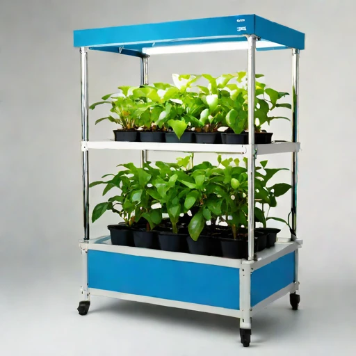 An oxygen-gradient root-zone tank, photographed against a plain background