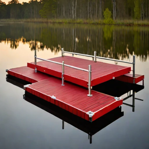 An oxbow-lake retreat deck, photographed against a plain background