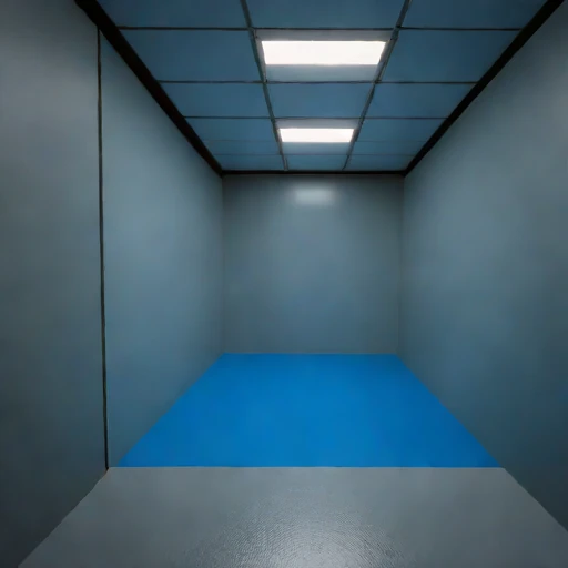 An ore-pass sorting floor, photographed against a plain background