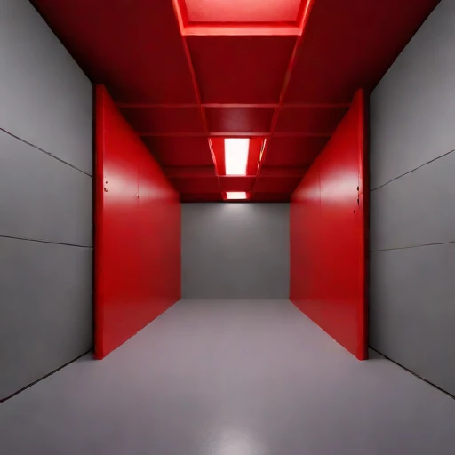 An ore-pass sorting floor, photographed against a plain background