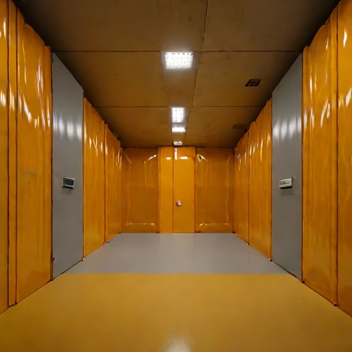 An ore-pass sorting floor, photographed against a plain background