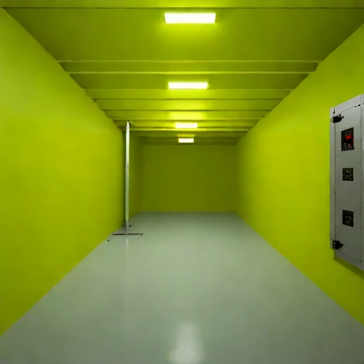 An ore-pass sorting floor, photographed against a plain background