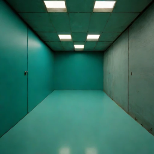 An ore-pass sorting floor, photographed against a plain background