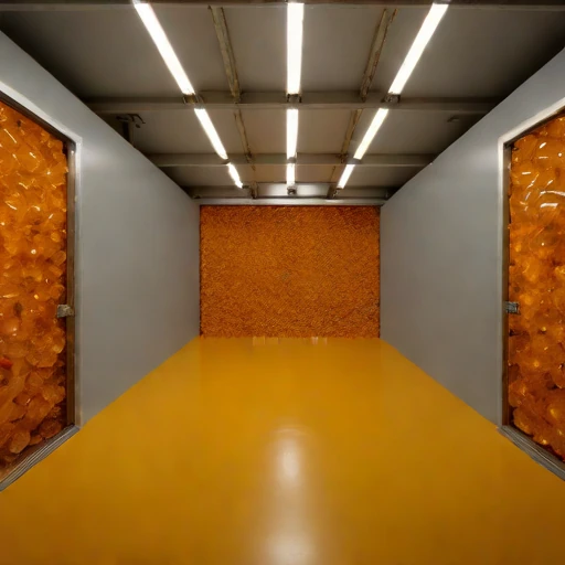 An ore-pass sorting floor, photographed against a plain background