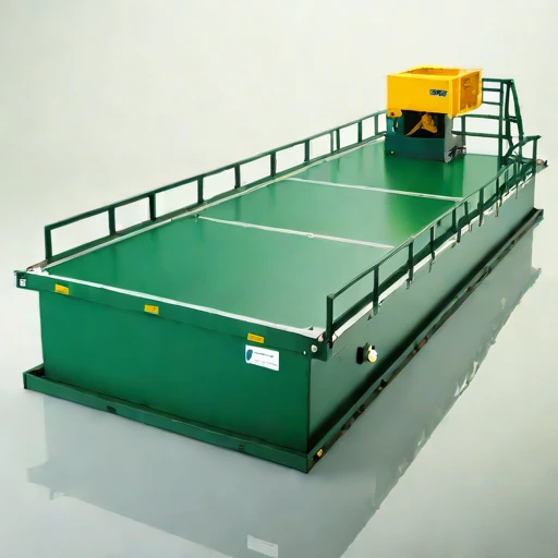 An overfalls-rated work barge, photographed against a plain background