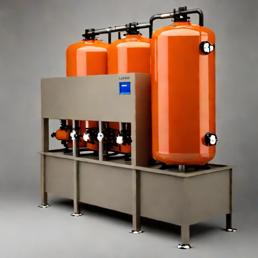 An oxycline-staged aeration column, photographed against a plain background