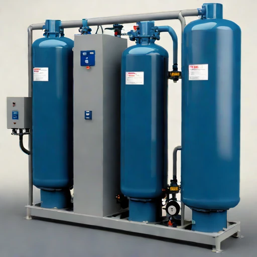An oxycline-staged aeration column, photographed against a plain background