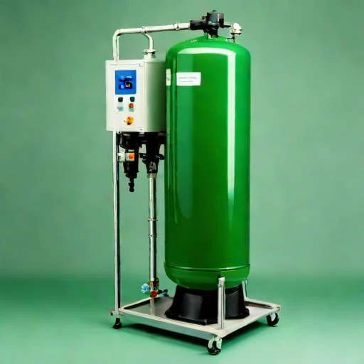 An oxycline-staged aeration column, photographed against a plain background