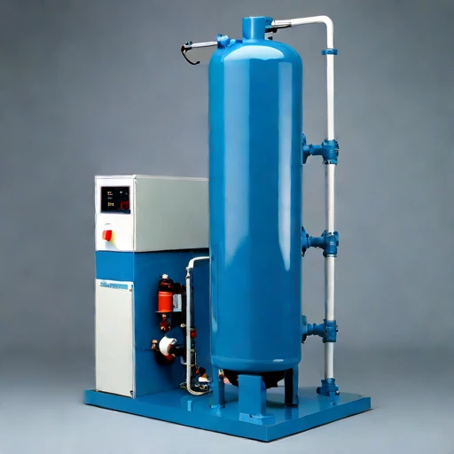 An oxycline-staged aeration column, photographed against a plain background
