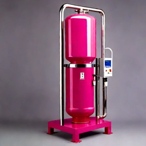 An oxycline-staged aeration column, photographed against a plain background