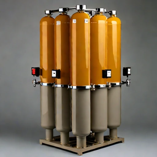 An oxycline-staged aeration column, photographed against a plain background