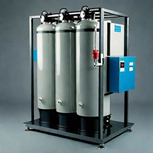 An oxycline-staged aeration column, photographed against a plain background