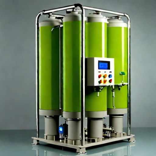 An oxycline-staged aeration column, photographed against a plain background
