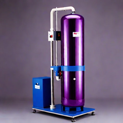 An oxycline-staged aeration column, photographed against a plain background