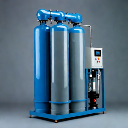 An oxycline-staged aeration column, photographed against a plain background