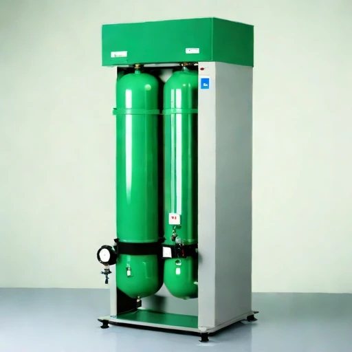 An oxycline-staged aeration column, photographed against a plain background