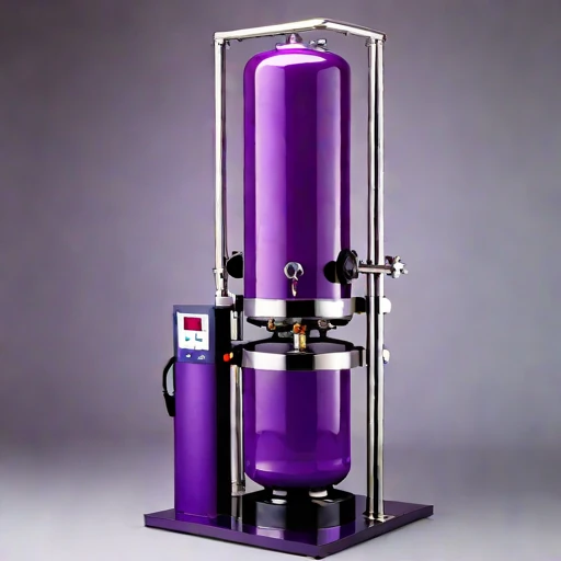 An oxycline-staged aeration column, photographed against a plain background