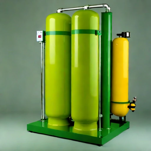 An oxycline-staged aeration column, photographed against a plain background