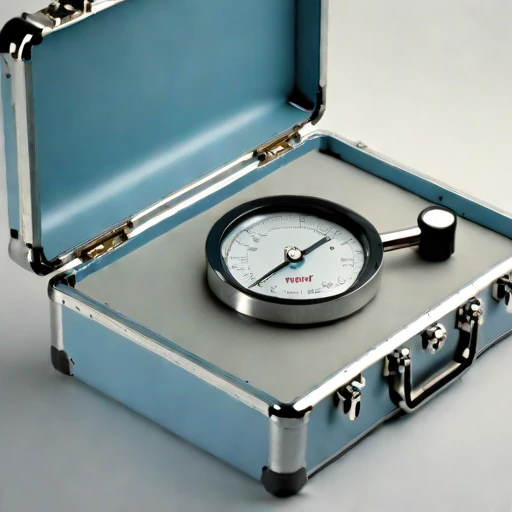 A permafrost-bore creep gauge, photographed against a plain background
