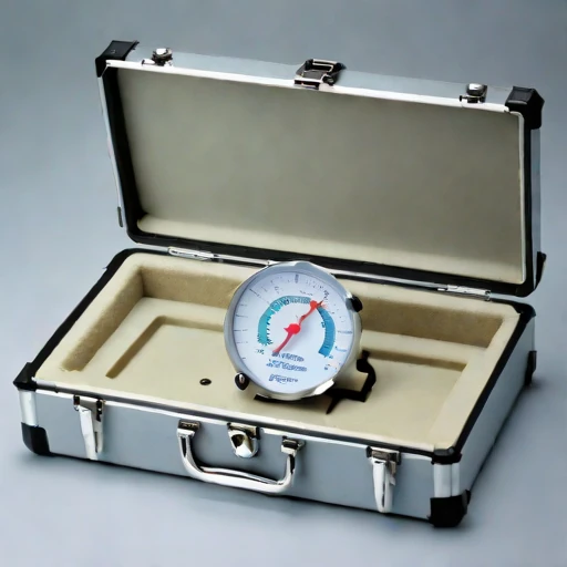 A permafrost-bore creep gauge, photographed against a plain background