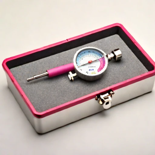 A permafrost-bore creep gauge, photographed against a plain background